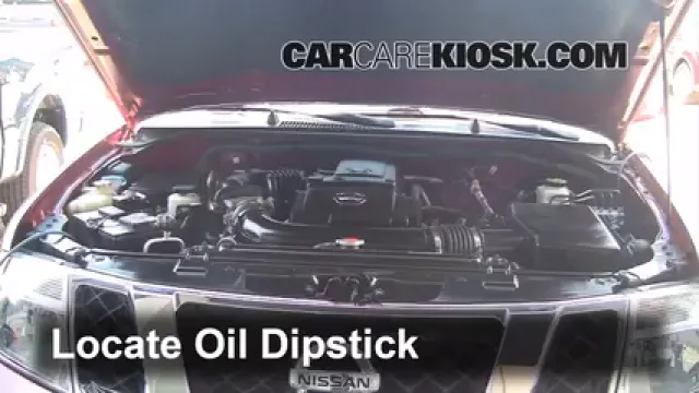 2010 Nissan Pathfinder SE 4.0L V6 Aceite Controlar nivel de aceite